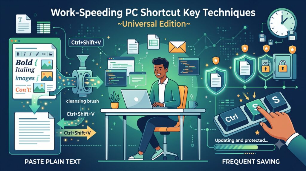 仕事が速くなるPCショートカットキー活用術〜アプリを問わず使える編〜